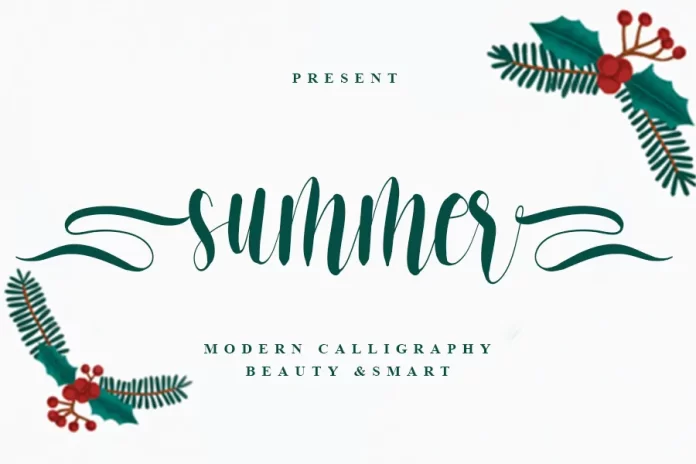 Summer Script Font