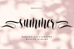 Summer Script Font