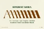 Sunbest Mora Font