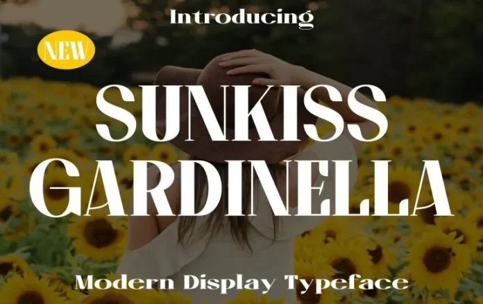 Sunkiss Gardinella Font