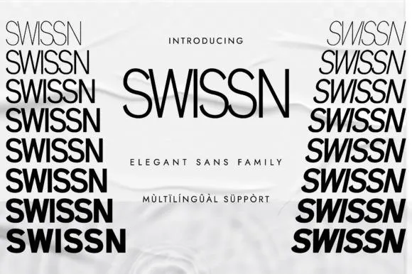 Swissn Font Family