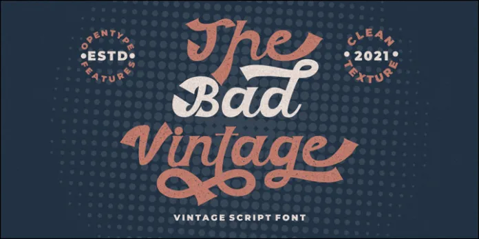 The Bad Vintage Font Family