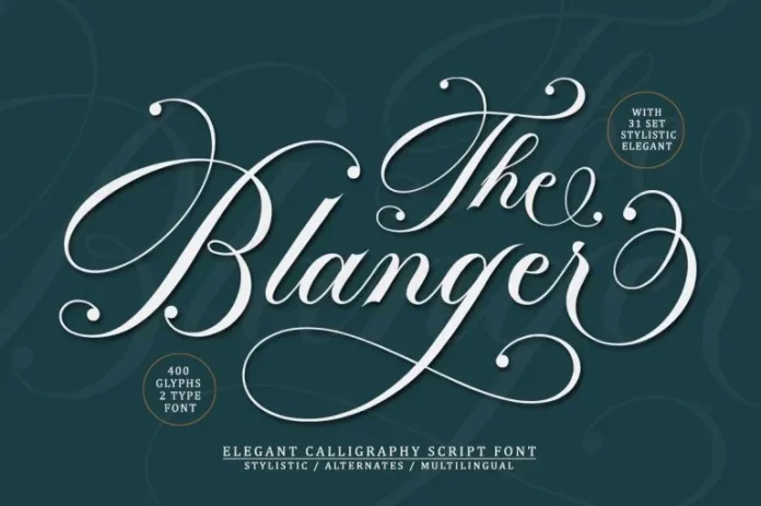 The Blanger Font