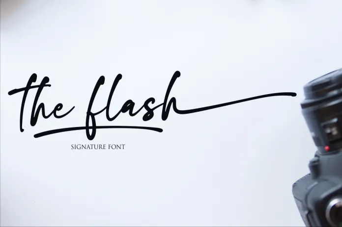 The Flash Font