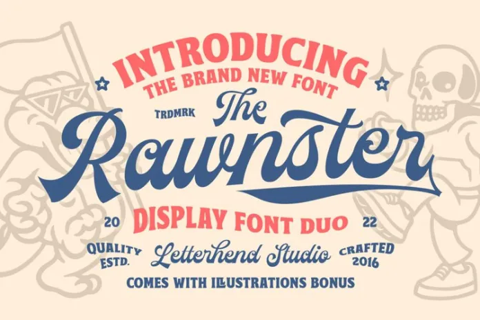 The Rawnster Font