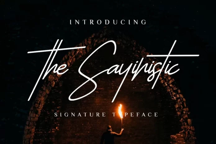 The Sayinistic Font