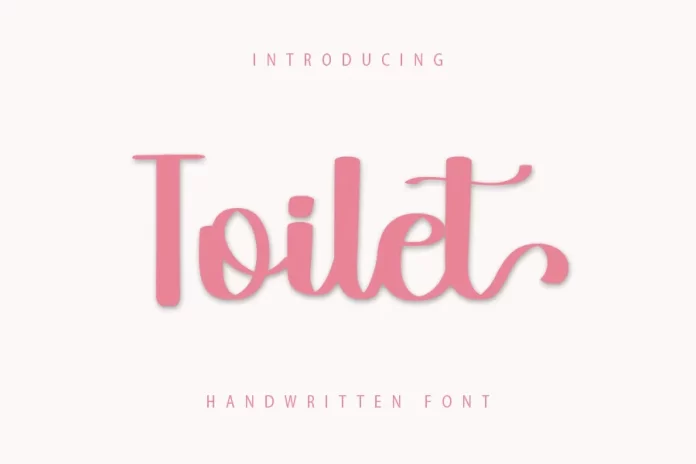 Toilet Font