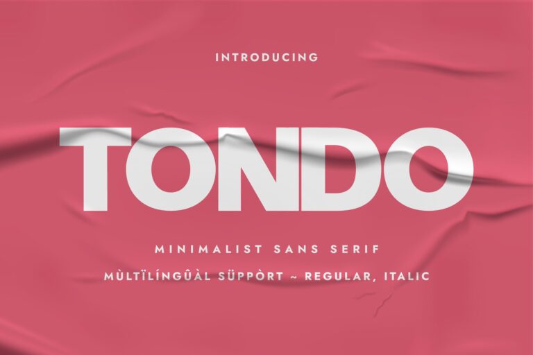 Tondo Font