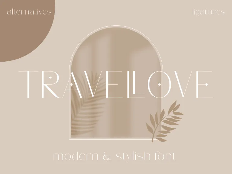 Travel Love Font Travel Love Font