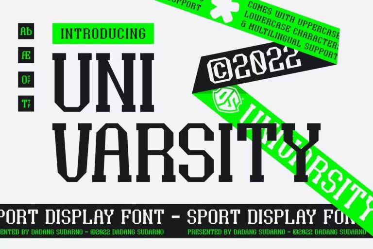 Univarsity Font