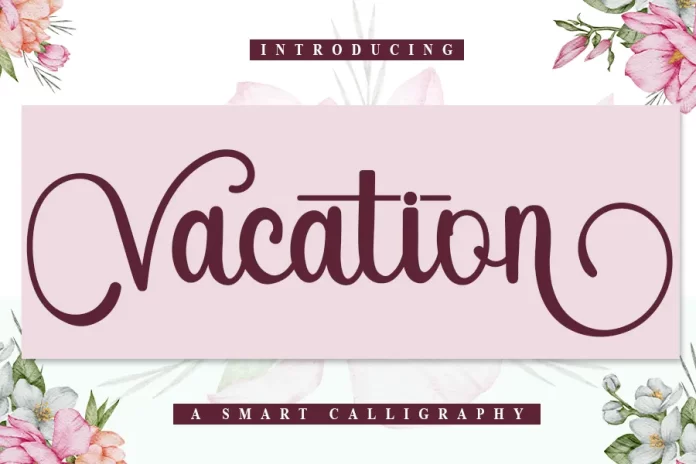 Vacation Typeface