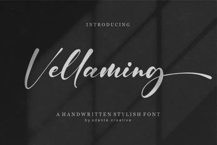 Vellaming Font