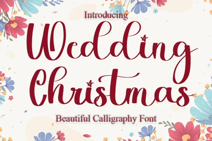 Wedding Christmas Font