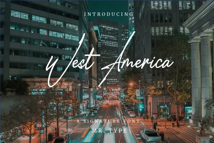 West America Font