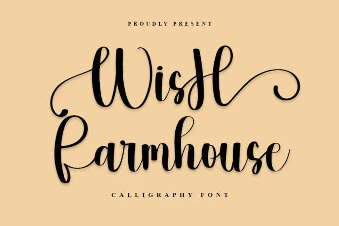 WisH Farmhouse Font