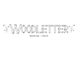Wood Letter Font