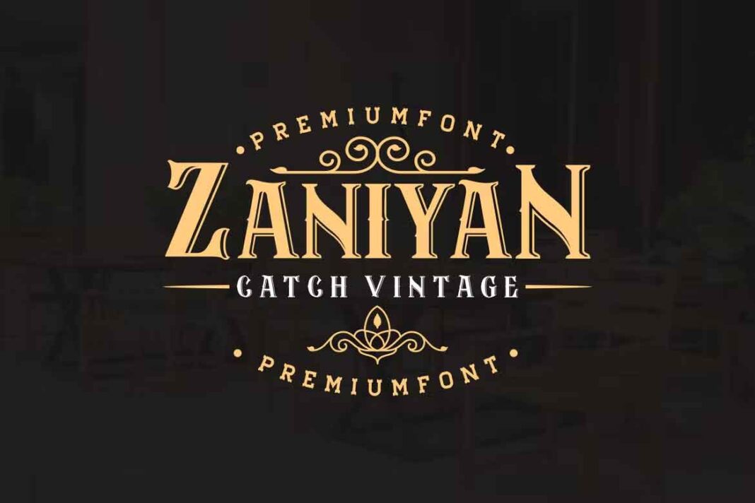Zaniyan Catch Font