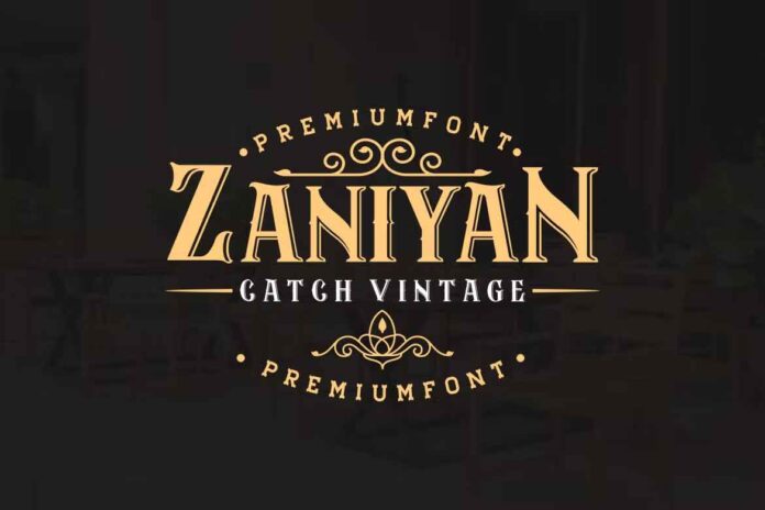 Zaniyan Catch Font