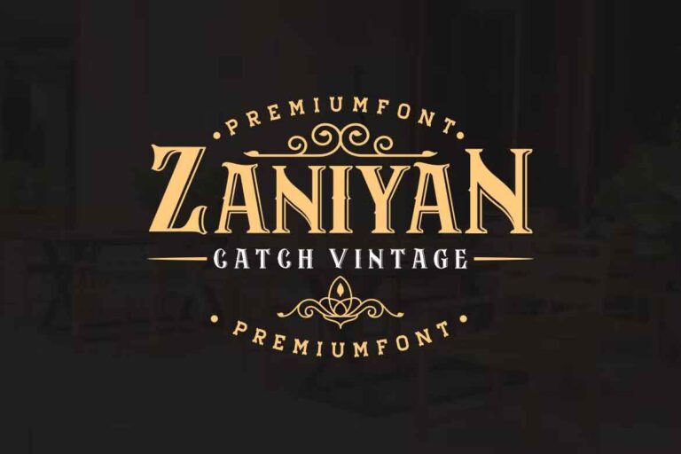 Zaniyan Catch Font
