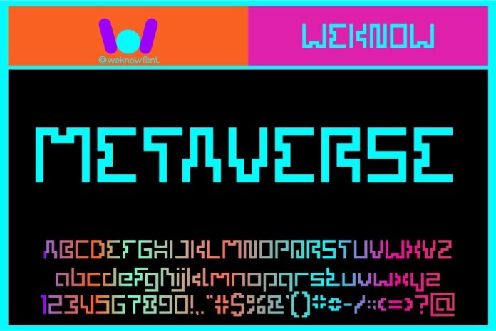 metaverse Font