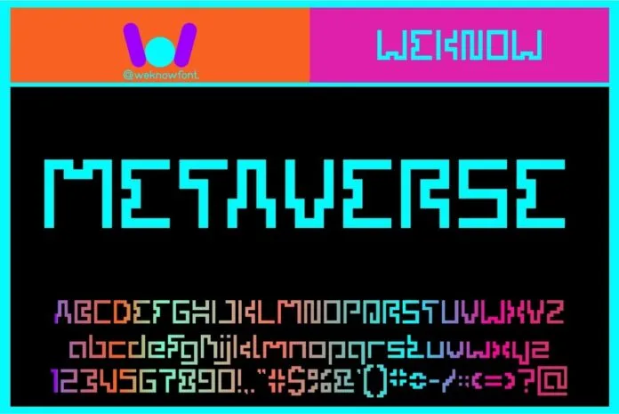 metaverse Font