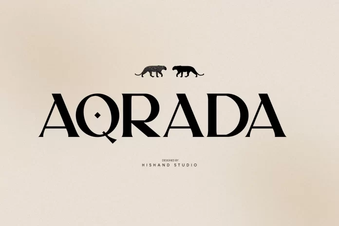 AQRADA Font