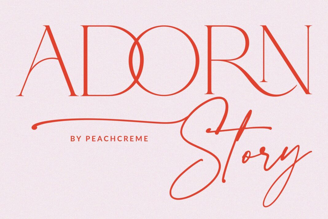 Adorn Story Font