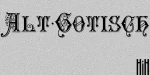 Alt Gotisch Einfach Font