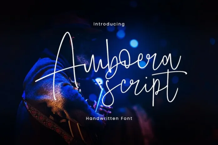 Amboera Handwritten FontAmboera Handwritten Font