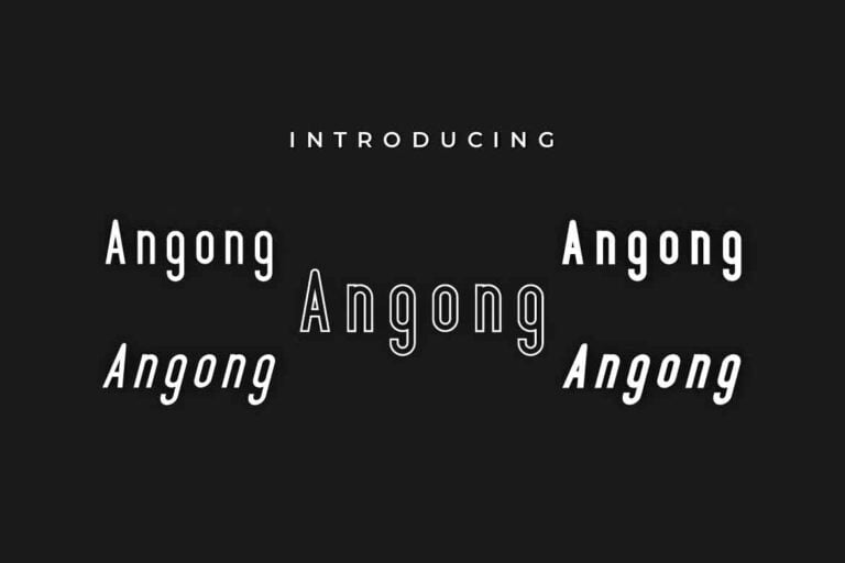 Angong Font