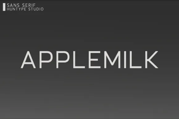 Applemilk Font