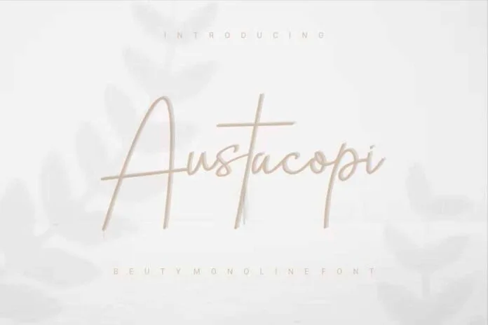 Austacopi Font