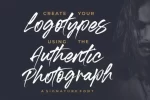 Authentic Photograph Signature Font