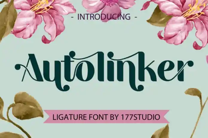 Autolinker – Fancy Ligature Font