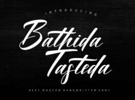 Bathida Tasteda Font