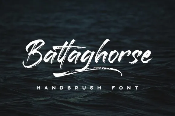 Battaghorse Brush Font Demo