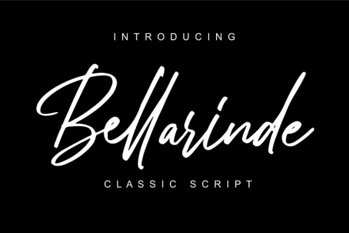 Bellarinde Script Font