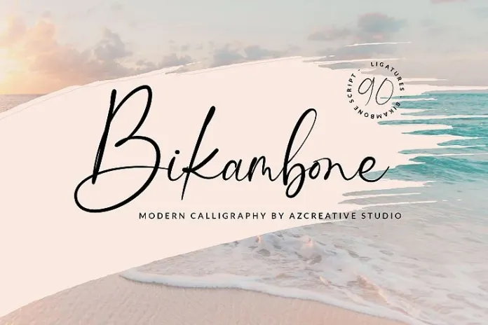 Bikambone Script Font