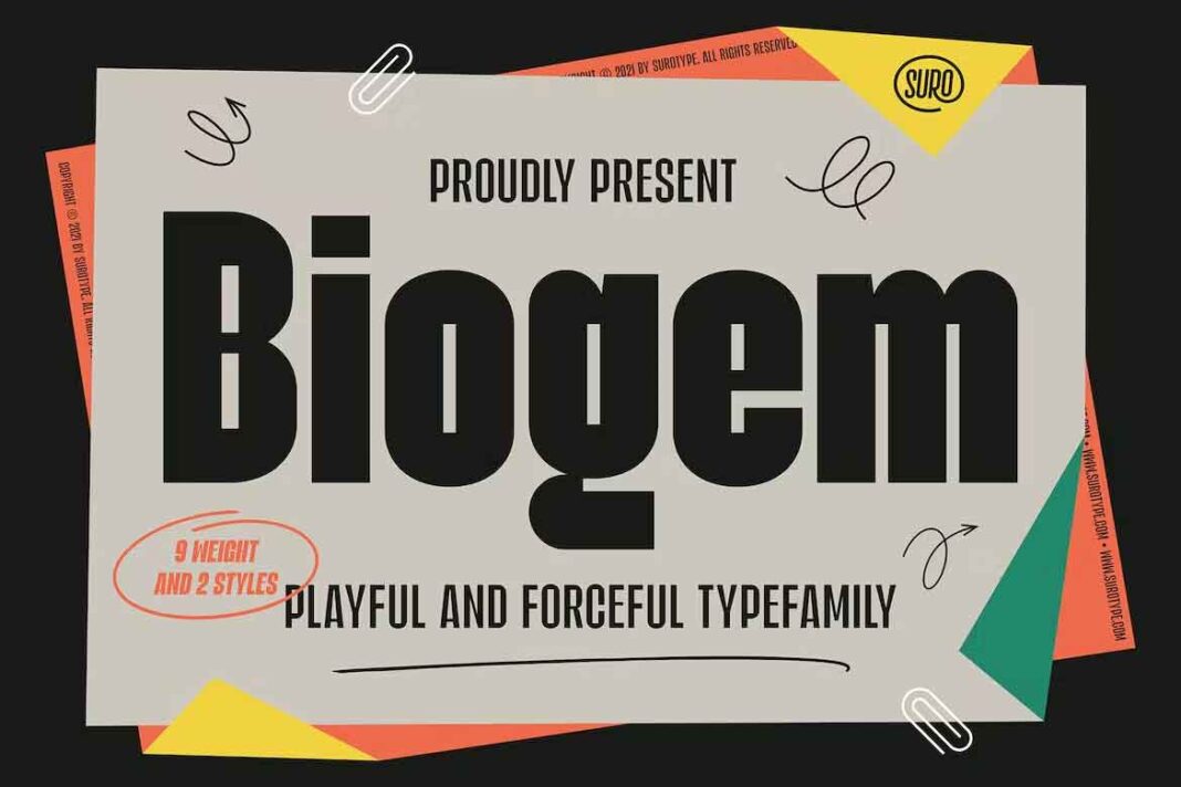 Biogem Font
