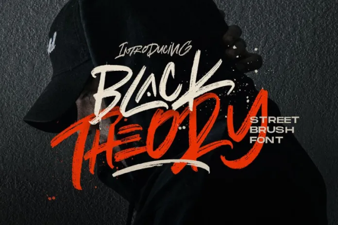 Black Theory Urban Brush Font