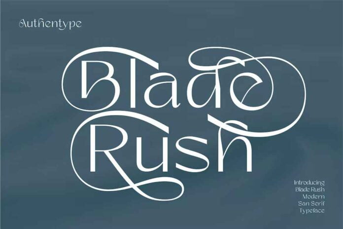 Blade Rush Font