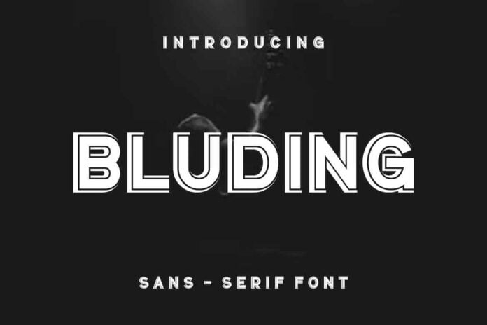 Bluding Font