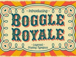 Boggle Royale Font
