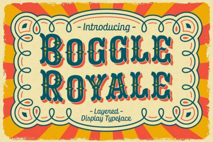 Boggle Royale Font
