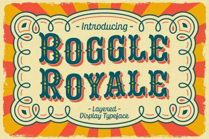 Boggle Royale Font