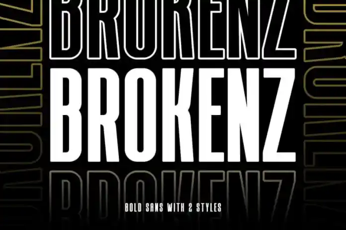 Brokenz – Bold Sans Serif Font