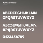 Carbonized Font