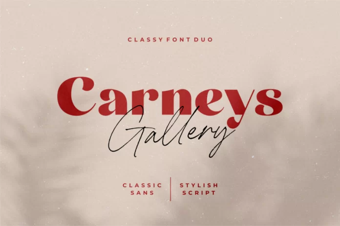 Carneys Gallery Font Duo