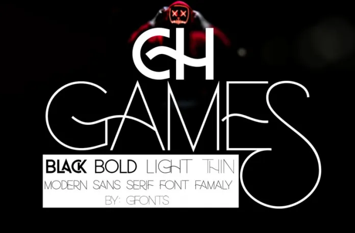 Ch Games Modern Sans Font