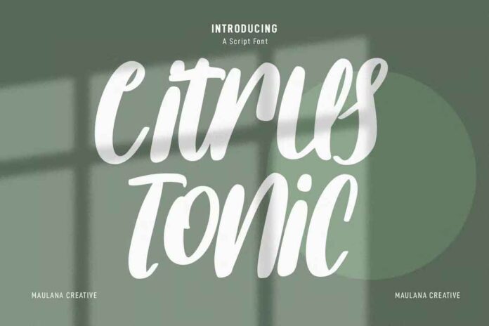 Citrus Tonic Font